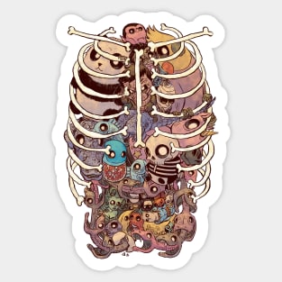 Strange Anatomy Sticker